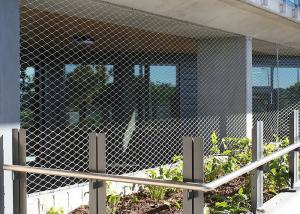 China 300x300mm Stainless Steel Webnet , Rope Wire Mesh Anti Acid wholesale