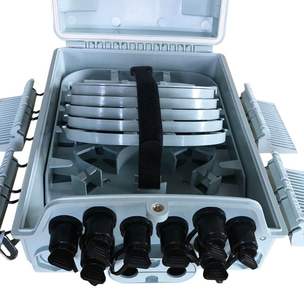 Factory Direct White 16 Core outdoor fiber termination box full equipped