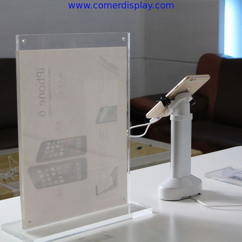 COMER security display mount with alarm cell phone case alarm security systems