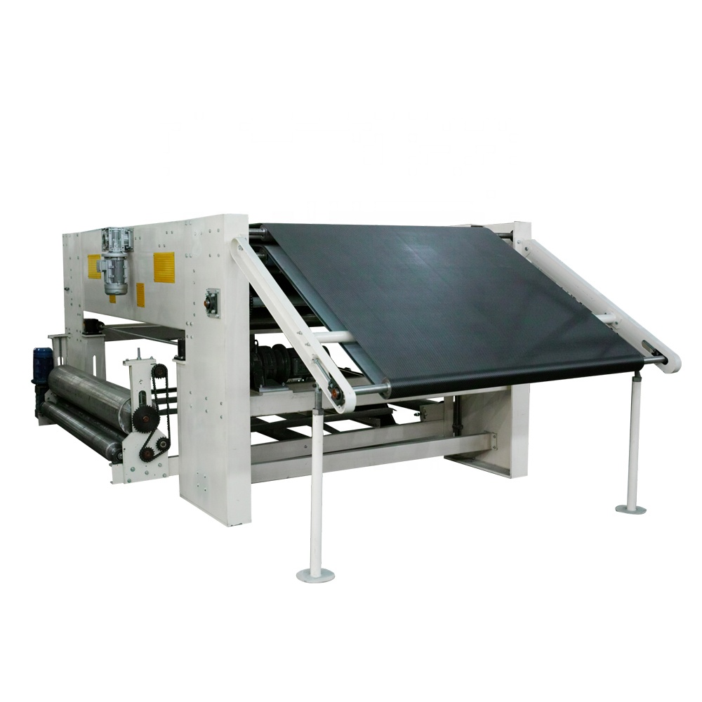 High performance synthetic fiber fiber web formation cross lapping machine