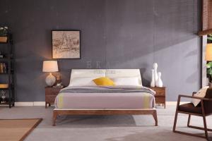 China Ekar furniture Modern European Design Wooden Furniture Bed wholesale