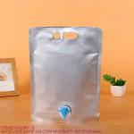 BIB bag in box wine dispenser Liquid Bag in box Tap Wine Packaging Stand Up