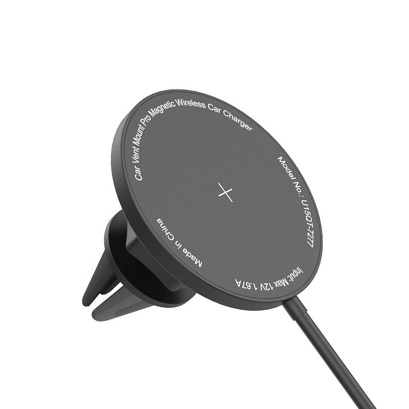 15W Magnetic Wireless Car Charger for iPhone 12 Series with 1M Type-C Cable