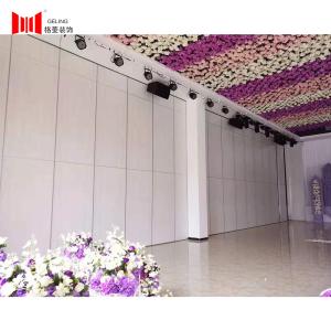 China Fabric Surface 95mm Operable Wall Sliding Room Divider 45db Soundproof wholesale