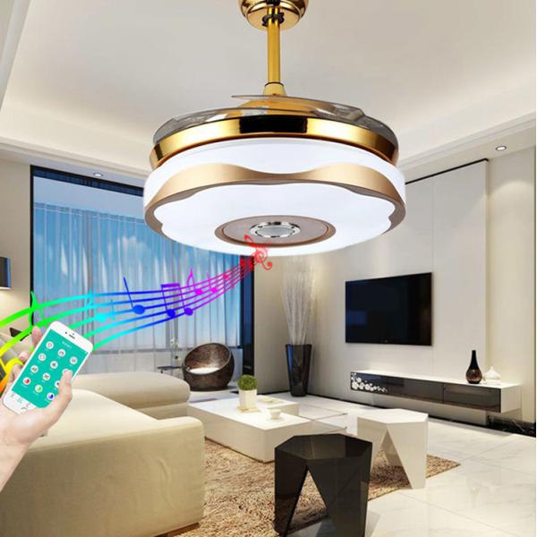 36W Ceiling Fan With Light And Music