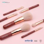 OEM 7PCS Red Makeup Brush Gift Set For Eye Shadow