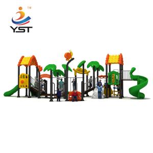 China Residential Area Kids Playground Slide Sand Blasting Craft ISO Certification wholesale