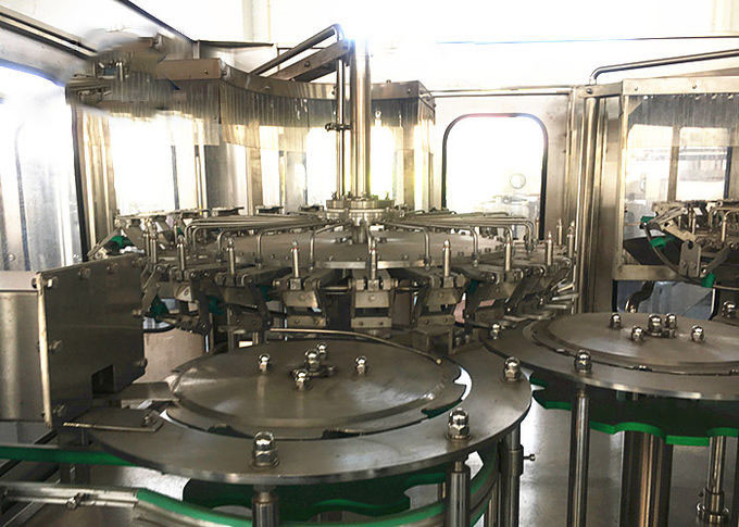 Rinsing Rinsing Filling Capping Monoblock Juice Bottling Machine