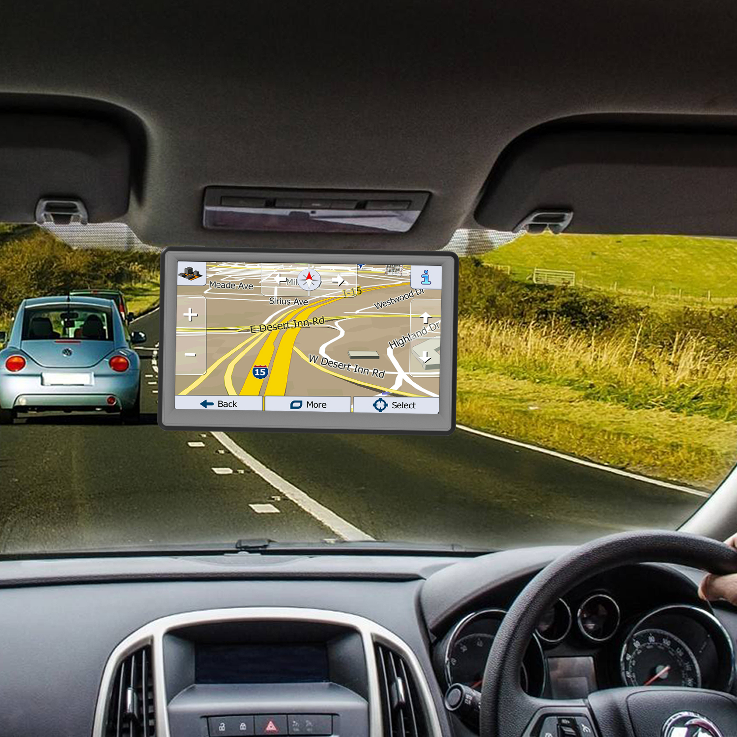 HD 7" Width 10.8cm Truck GPS Navigators Map Sat Nav Photo Viewer