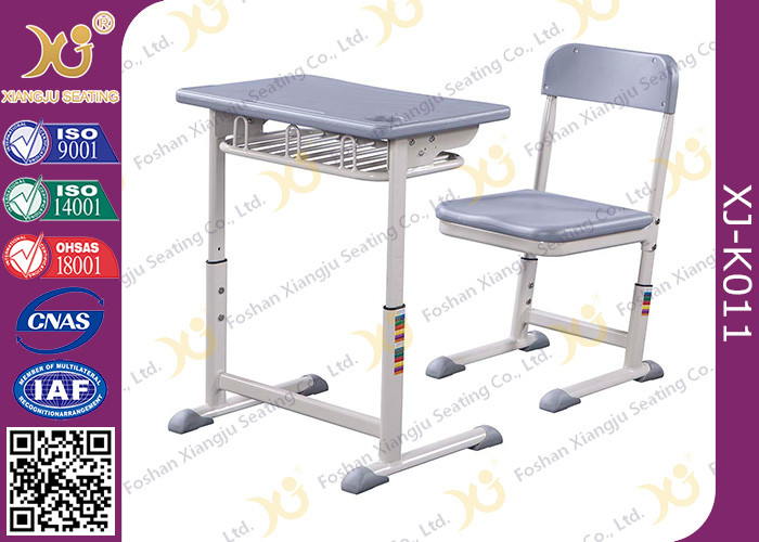 K11 Modern Single Student Table And Chair Set With Groove HDPE Material