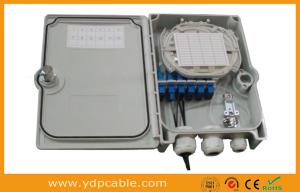 China Compact Plastic Fiber Optic Splitter Box , 24 Port SC LC Outdoor Splice Box wholesale