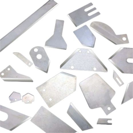 Stainless Steel 420 Fish Cutting Meat Processing Blades For Seafood Fillet Processing Machine Line