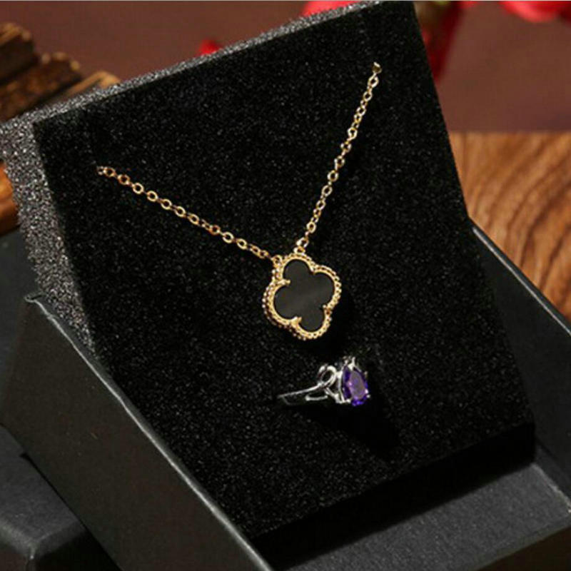 PU Box Jewellery Gift Boxes Foam Inserts Customized For Necklace Protection