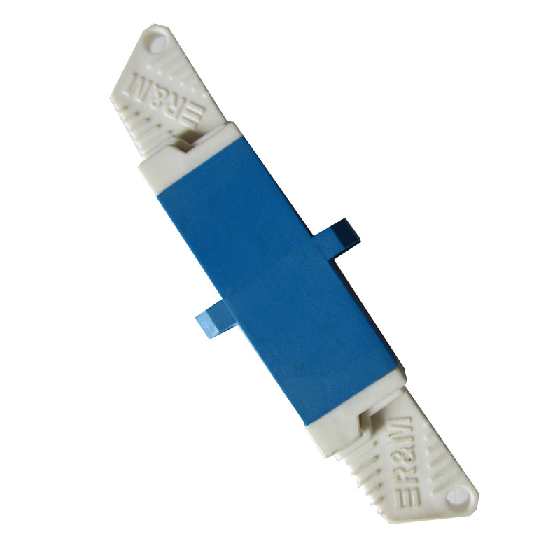 E2000 PC Fiber Optical Adapter metal / plastic housing ROSH certificated