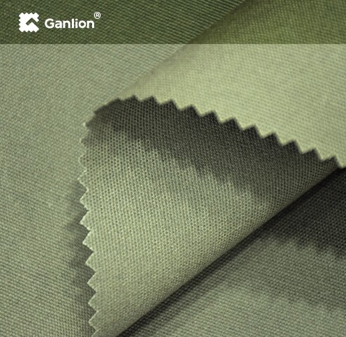 Light Green IRR Fire Retardant 100% Cotton Cloth Fabric Canvas 1/1