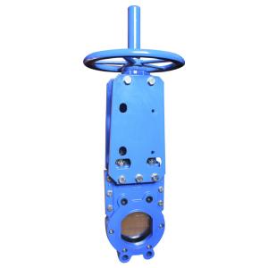 China Rising Stem Knife Valves DN40 - DN1200 Precise Geometric Size Reliable Sealing wholesale