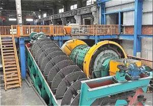 China Industrial Screw Sand Washing Machine , Sand Screw Washer For Mineral Processing Plant on sale