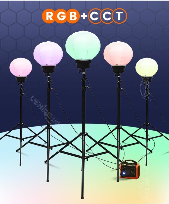 100W LED Tower Light 3000K 5000K Colorful Led Balloon Lamp For Events Decoration