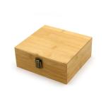 Bamboo Boxes Customized Laser Logo Wooden Bamboo Boxes Wood Storage Gift Box