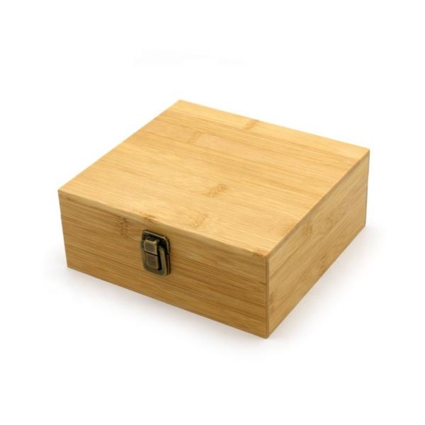 Bamboo Boxes Customized Laser Logo Wooden Bamboo Boxes Wood Storage Gift Box
