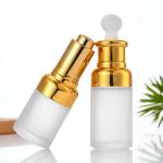 Round Glass Bottle Alu Dropper Essential Oil Bottle with Box Customize Luxury