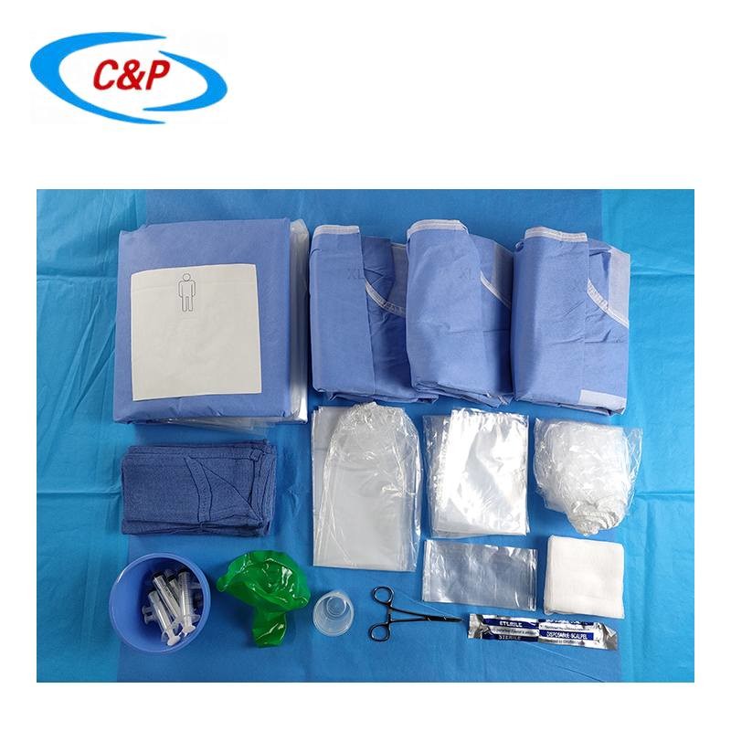 Factory Supplier Sterile Surgical Interventional Radiology Pack for Infection Control