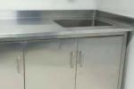 School Stainless Steel Lab Furniture With Adjustable Feet Surface Passivation