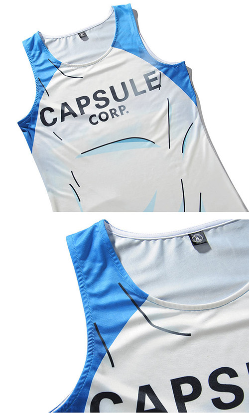 Breathable Dragon Ball Trunks Shirt With 3D Dye - Sublimation Logo Custom