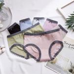Hipster Seamless Cotton Panties Women Ecofriendly Midwaist Sustainable