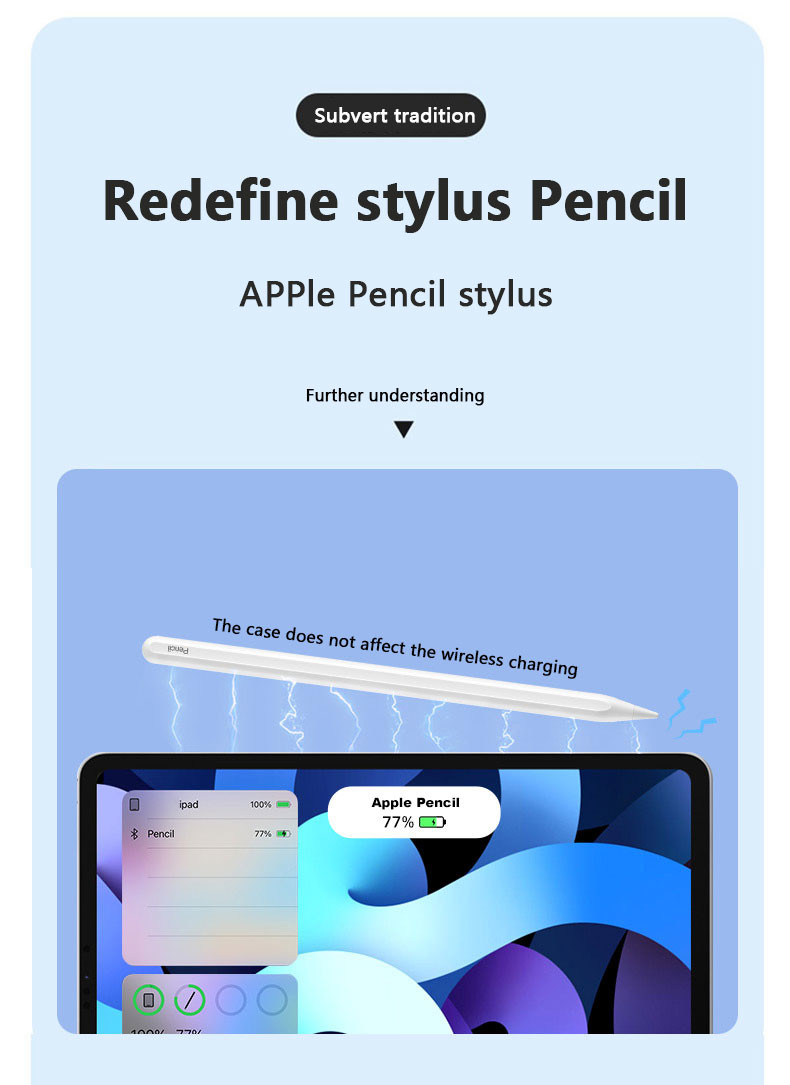 16.6cm Capacitive Stylus Pen Touch Screen Pen Compatible With IOS & IPad Air 5