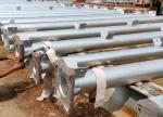 Durable Radio Antenna Tower 70m Height Silver / White Color Hydraulic Press