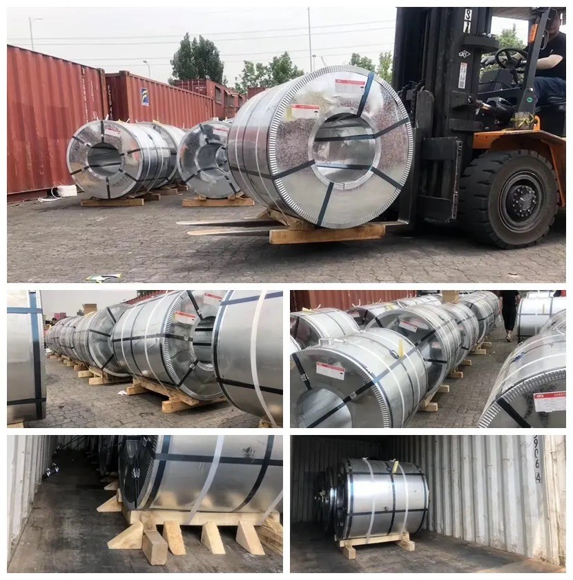 Structural Prepainted Cold Rolled Steel Coil Hot Dipped Zinc Steel Coils 610mm