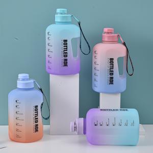 China Time Marker Water Drink Reminding Popular Design Sport Plastic Bottle 2liter wholesale