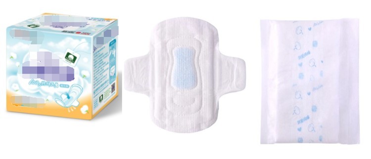 Waterproof Polyethylene Film Day Use Organic Sanitary Napkins