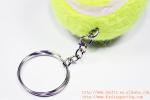 Promotional tennis ball keychain