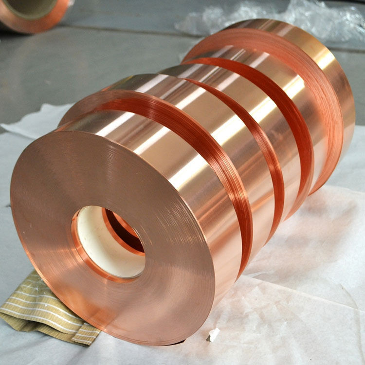 99.9% Purity Roll Copper Strip Earthing Rounded Smooth