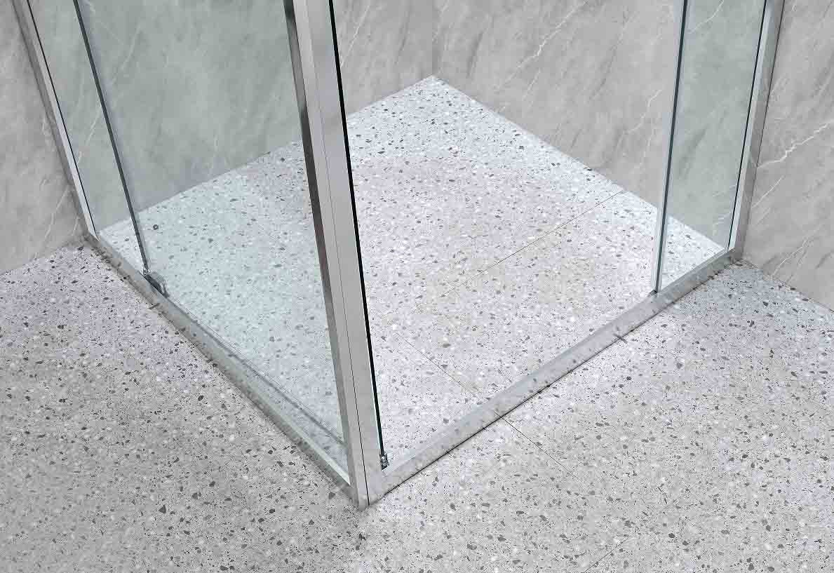 900x900 Shower Enclosure 6/8mm Tempered Glass And Alum Frame With Chromed For Stylish