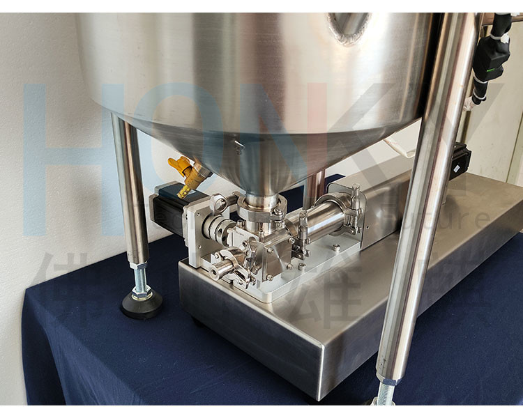 Desktop Massage Cream Paste Syringe Filling Machine With Servo Ceramic Piston Pump For Syringe Filling