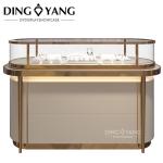 Modern Fashion Rectangle Shape Glass Jewelry Display Showcase For Jewelry