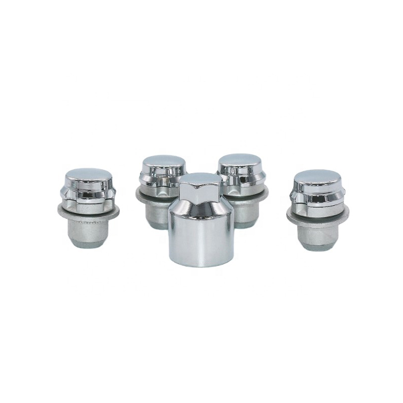 Wheel Lug Nuts Spline Wheel steel Nut Studs Chrome Short Shank Wheel Screw 