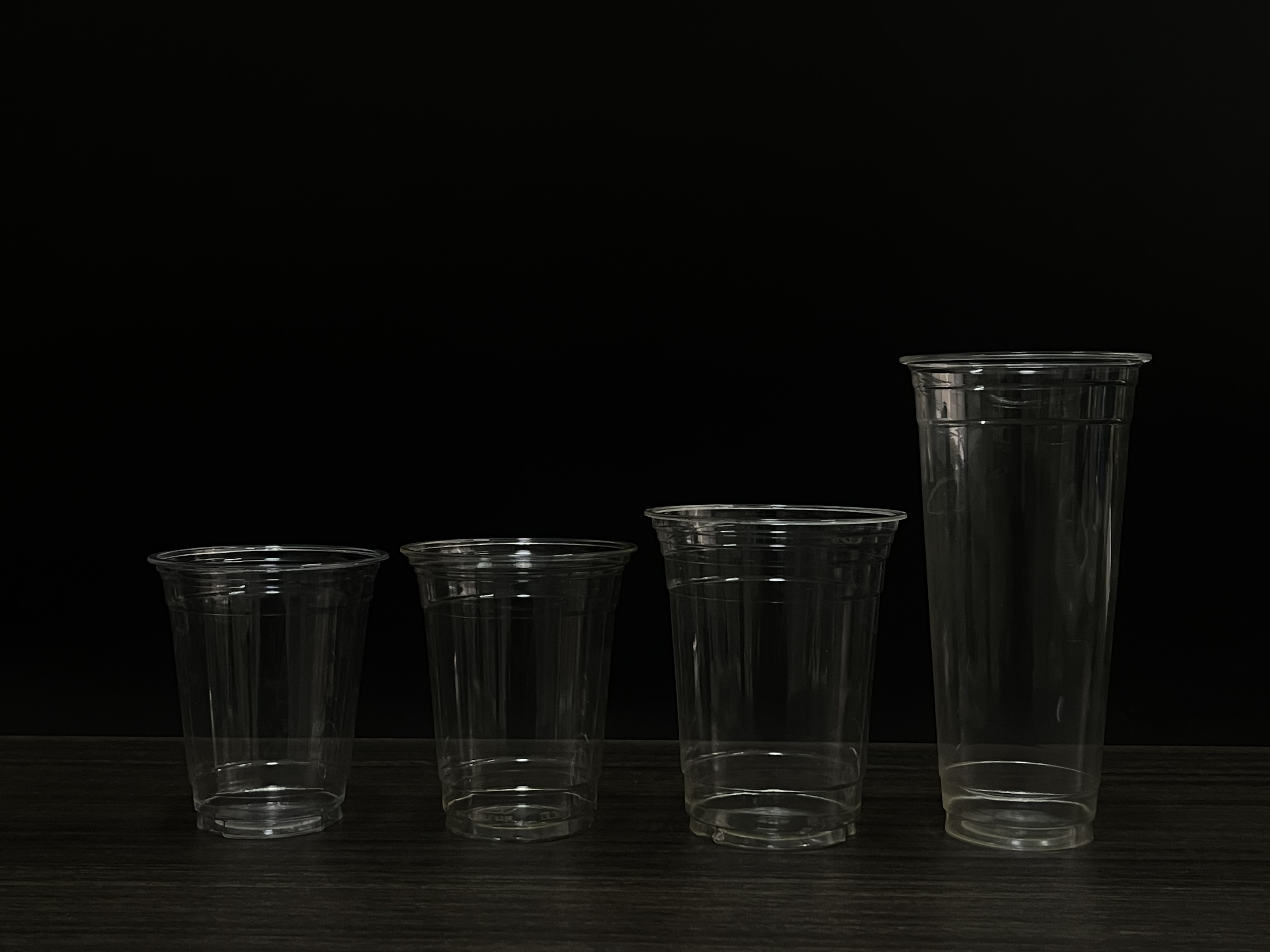 Logo Printed Compostable Cups Clear Environmentally Friendly Plastic Cups 20oz