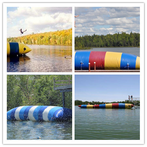 Exicting Inflatable Water Toys Custom Water Blob Jumping Pillow