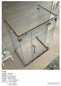 China shower enclosure shower glass,shower door E-3002 wholesale