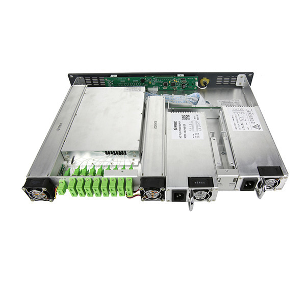 1550nm EDFA Optical Amplifier 8 Output Port Fiber Optic Amplifier For GPON OLT Network