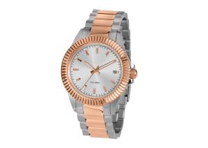 China Men Quartz Stainless Steel Watch 100m Water Resistant Solid Band Timepieces wholesale