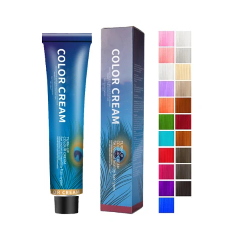 43 Glitter Organic Permanent Hair Color Cream Nourishing Formula