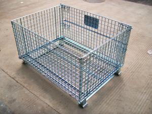 China Foldable Wire Mesh Pallet Cage wholesale