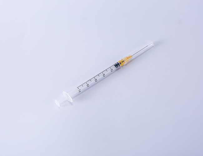 CE ISO FDA510K Fixed Dose Immunization Auto Disable Syringe With Needle