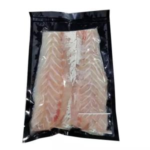 China 5 MIL Precut Embossed Black Nylon Food Packaging Vacuum Pouches wholesale