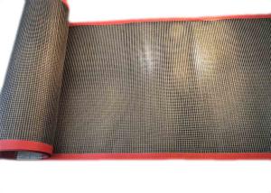 China 2mm * 2mm Cardboard Division Non Stick PTFE Conveyor Belt wholesale